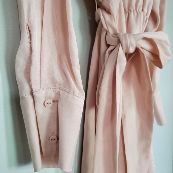 ZARA| Satin Shirt Dress - Picture 10 of 10
